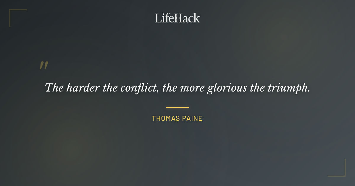 Quote by Thomas Paine
