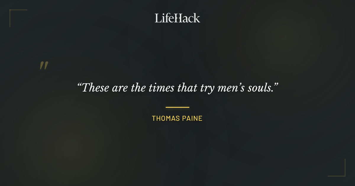 Quote by Thomas Paine