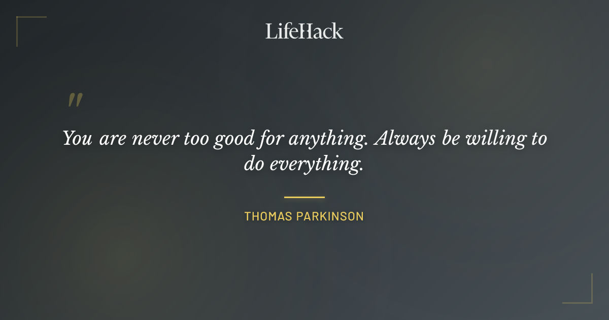 Quote by Thomas Parkinson