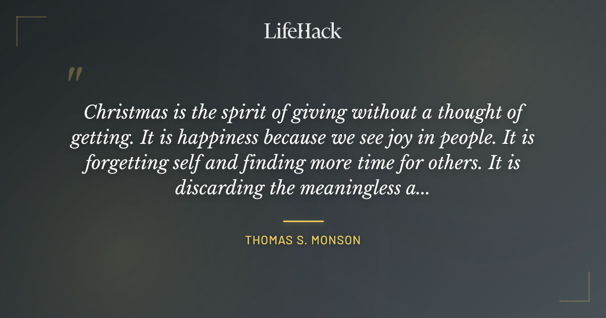 Quote by Thomas S. Monson
