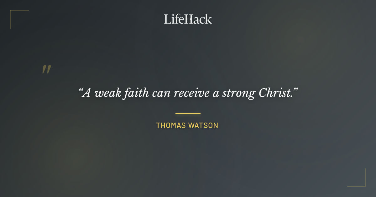 Quote by Thomas Watson