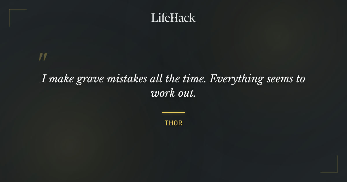 Quote by Thor