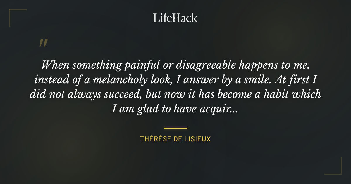 Quote by Thérèse de Lisieux