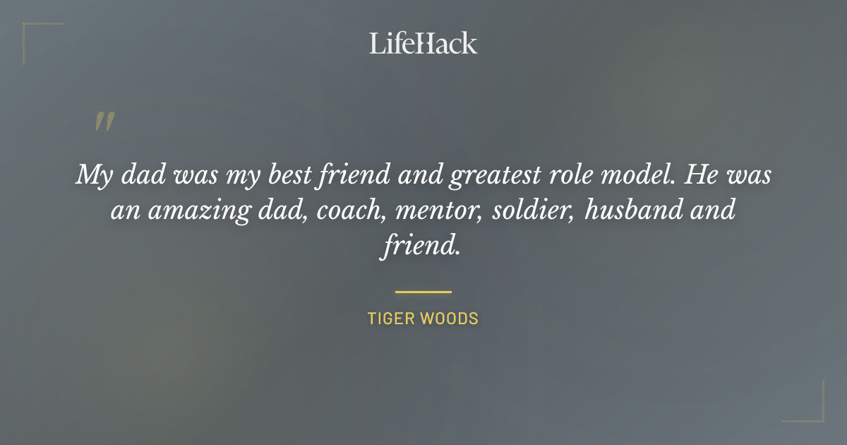 Quote by Tiger Woods