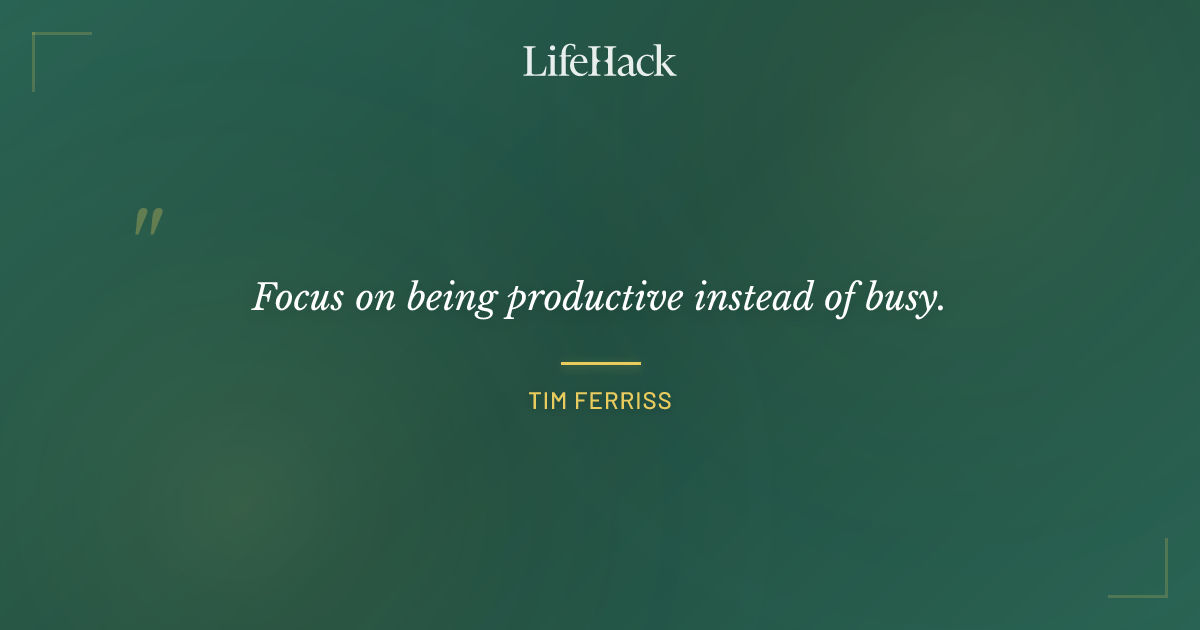 Quote by Tim Ferriss
