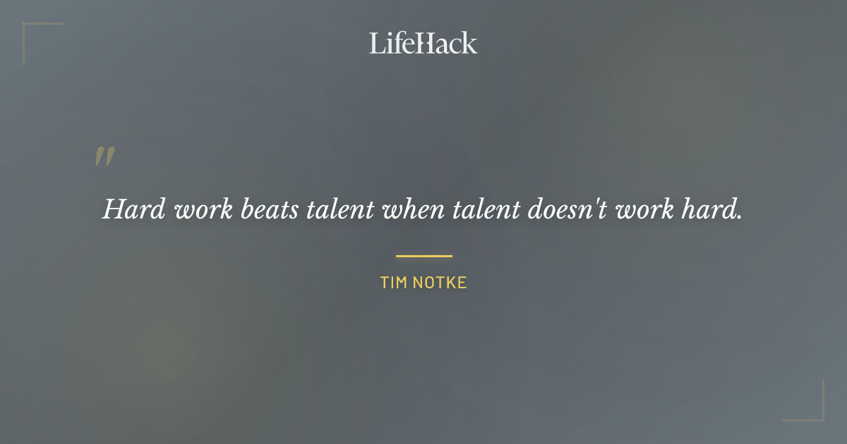 Quote by Tim Notke