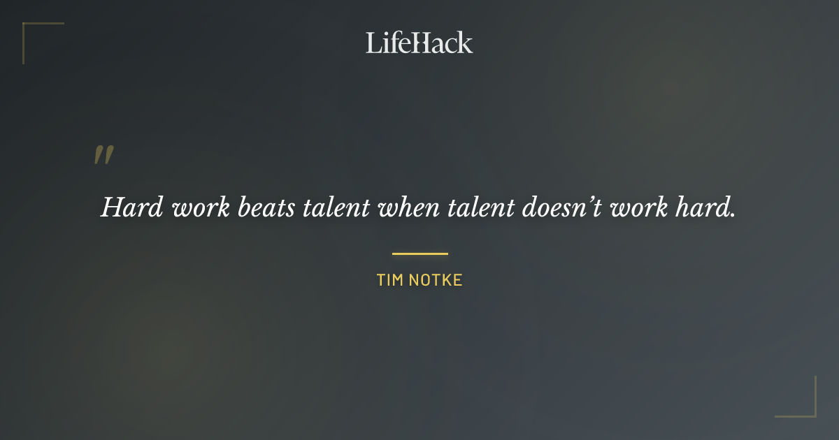 Quote by Tim Notke