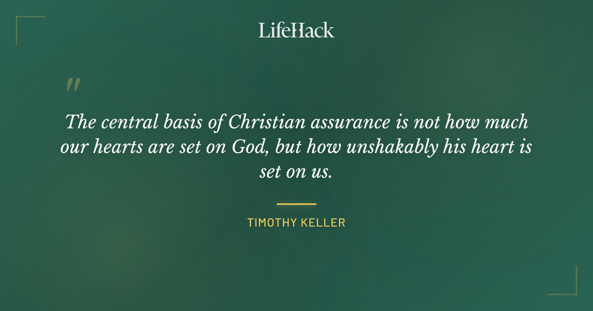 Quote by Timothy Keller