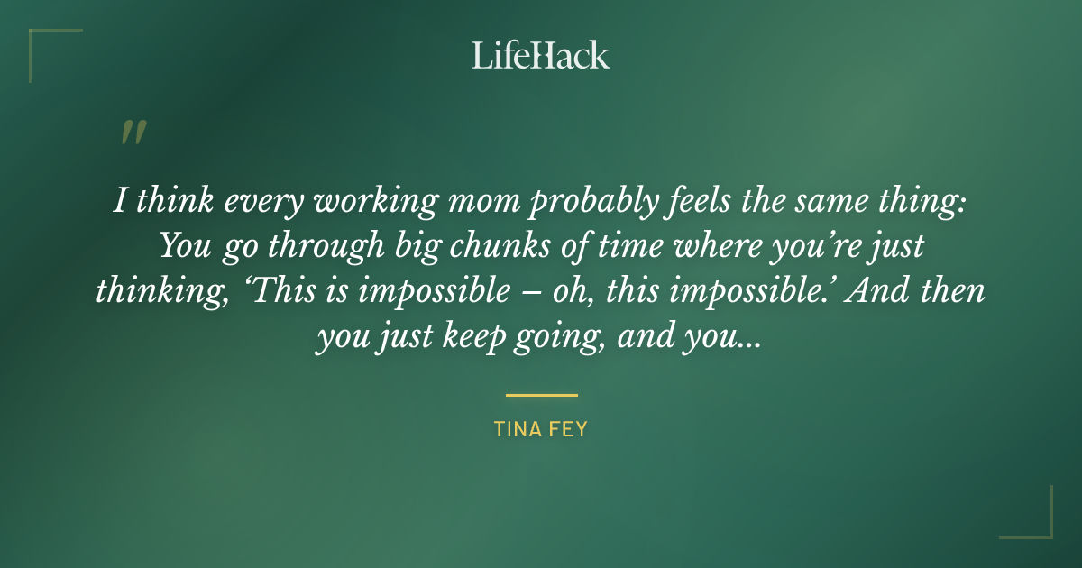 Quote by Tina Fey