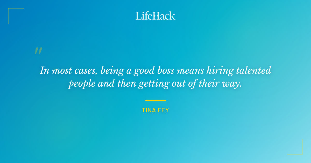 Quote by Tina Fey