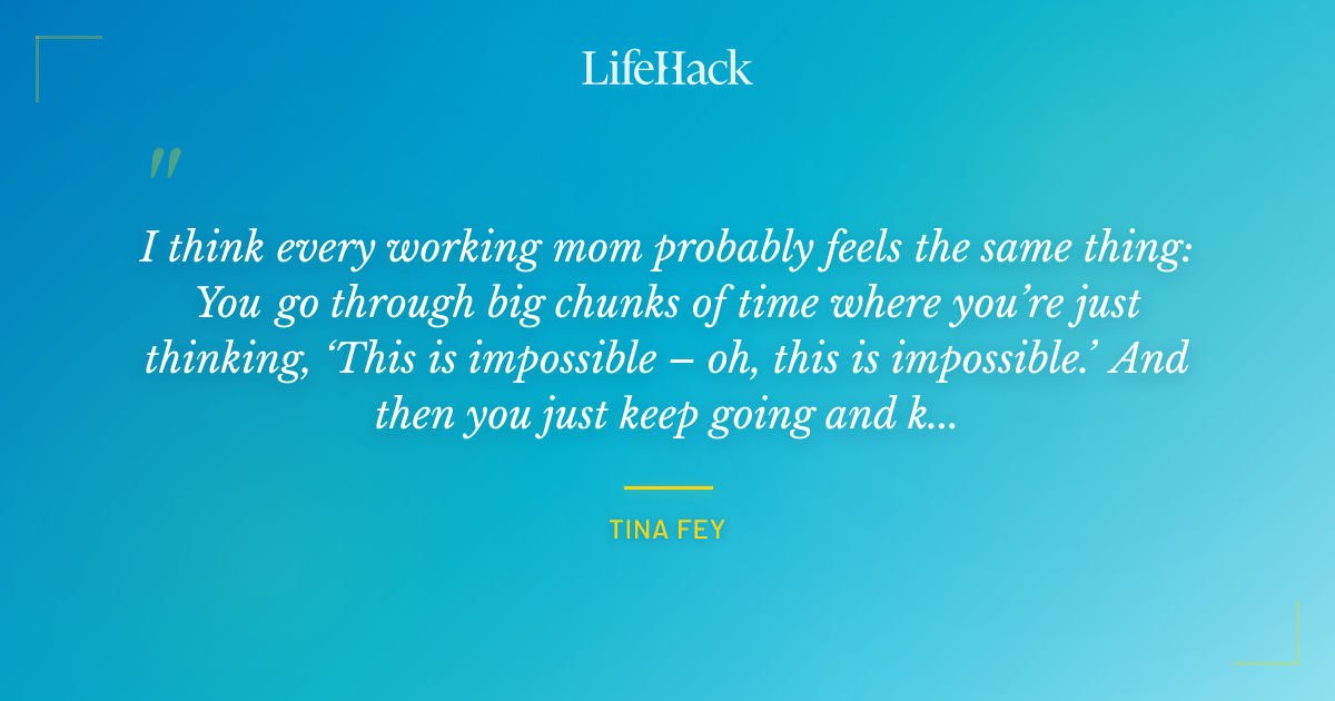 Quote by Tina Fey