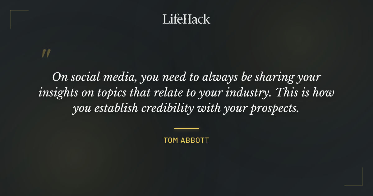 Quote by Tom Abbott