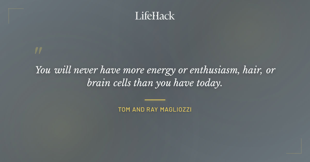 Quote by Tom and Ray Magliozzi
