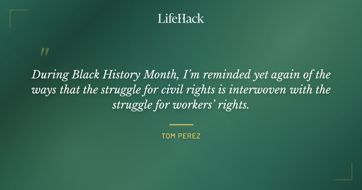 Quote by Tom Perez