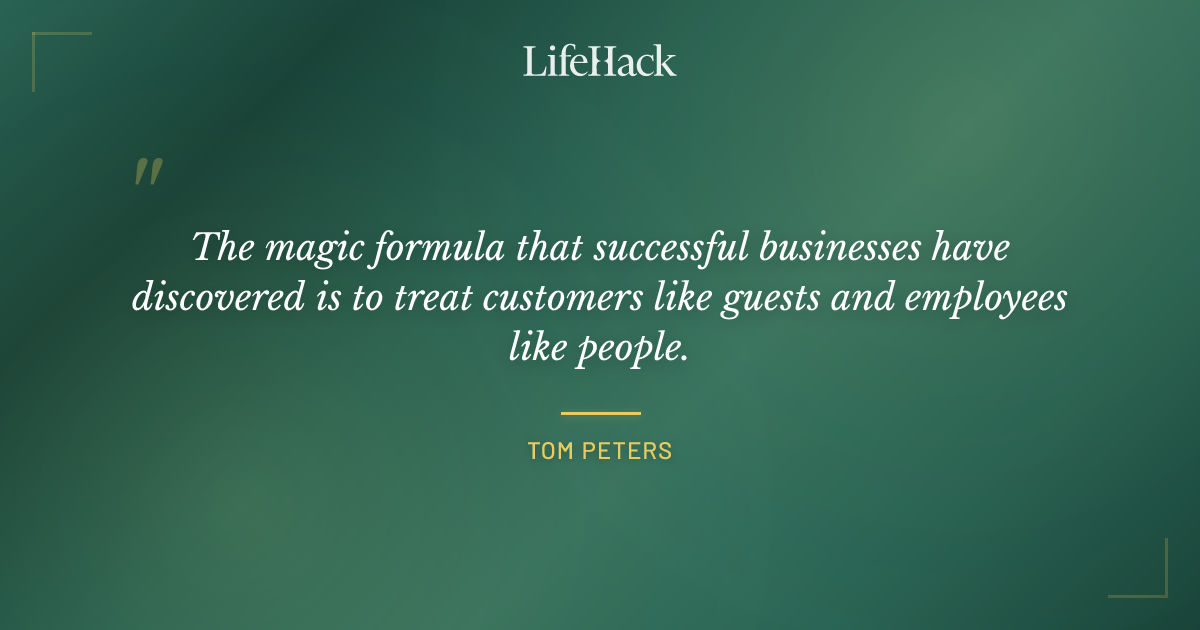 Quote by Tom Peters
