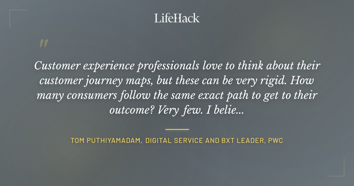Quote by Tom Puthiyamadam, Digital Service and BXT Leader, PwC