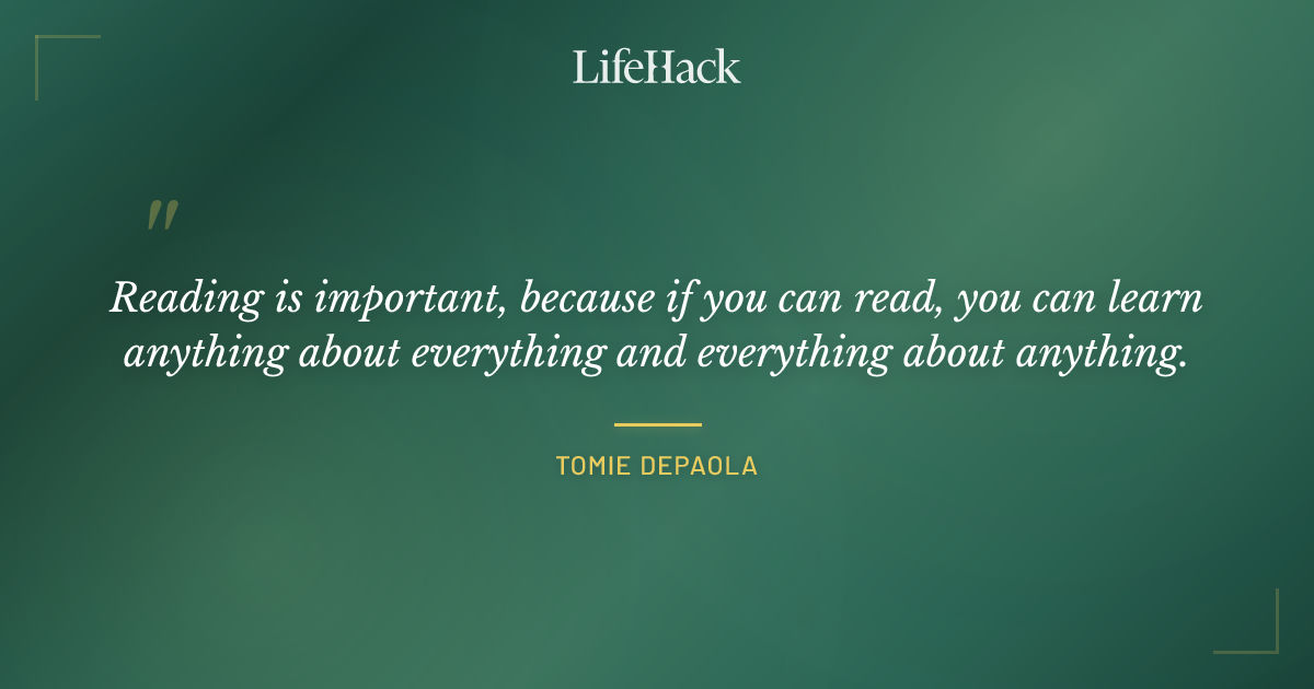 Quote by Tomie dePaola