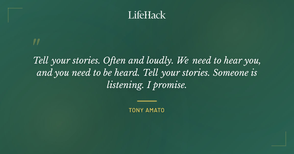 Quote by Tony Amato