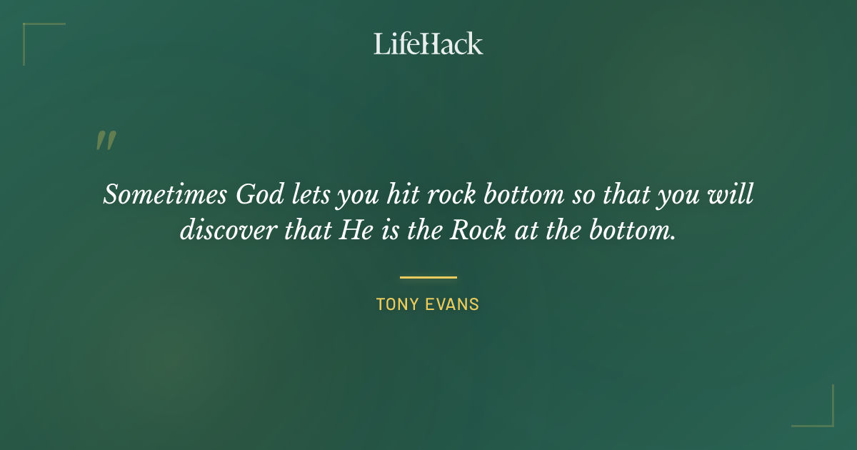 Quote by Tony Evans