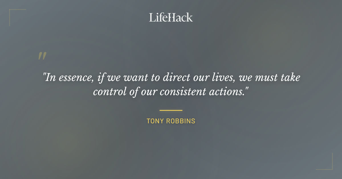 Quote by Tony Robbins