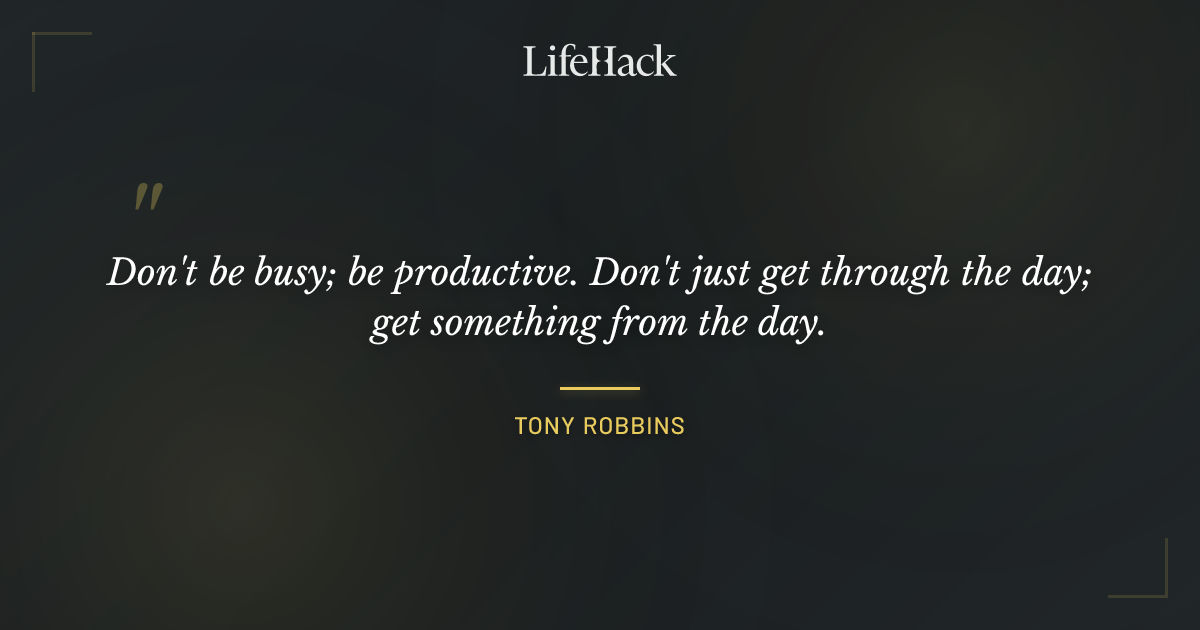 Quote by Tony Robbins