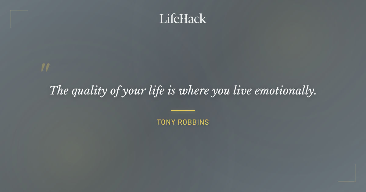 Quote by Tony Robbins