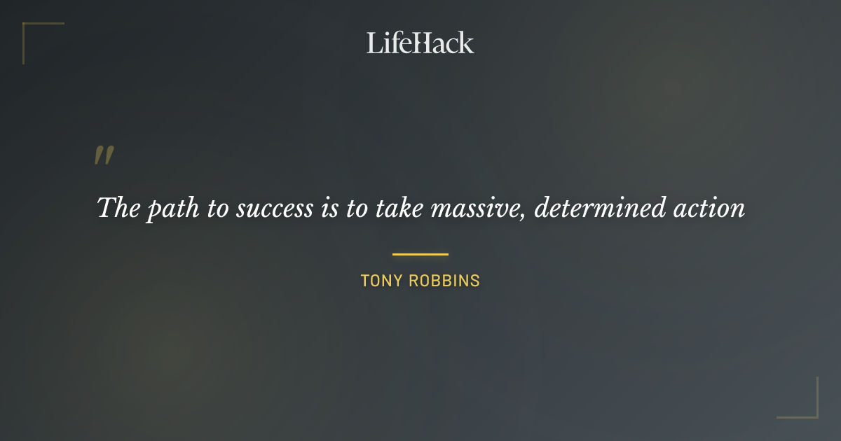 Quote by Tony Robbins