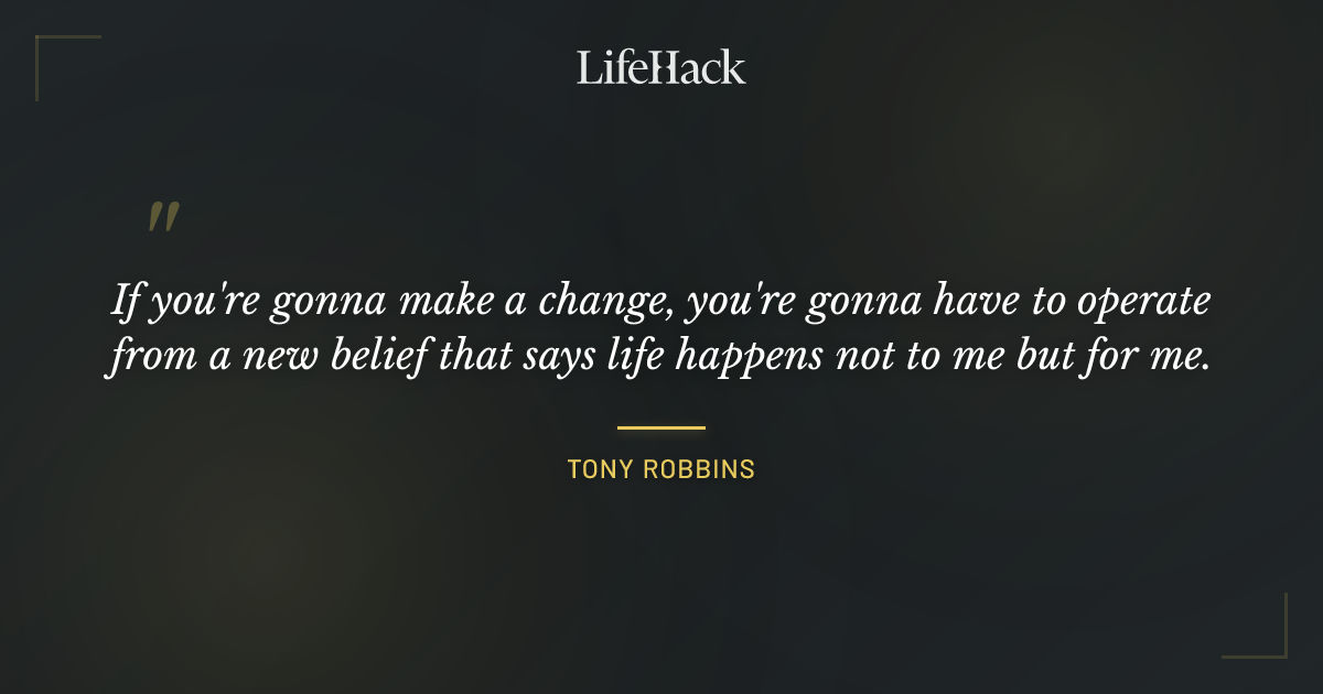 Quote by Tony Robbins