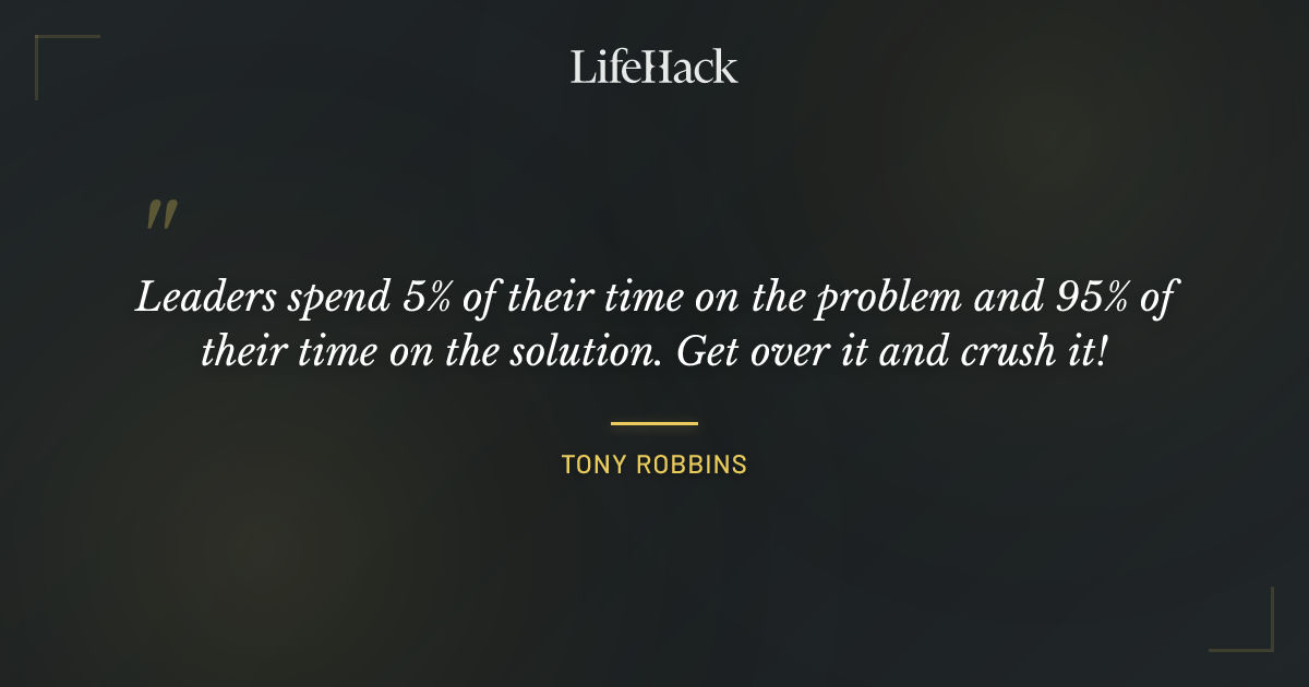 Quote by Tony Robbins