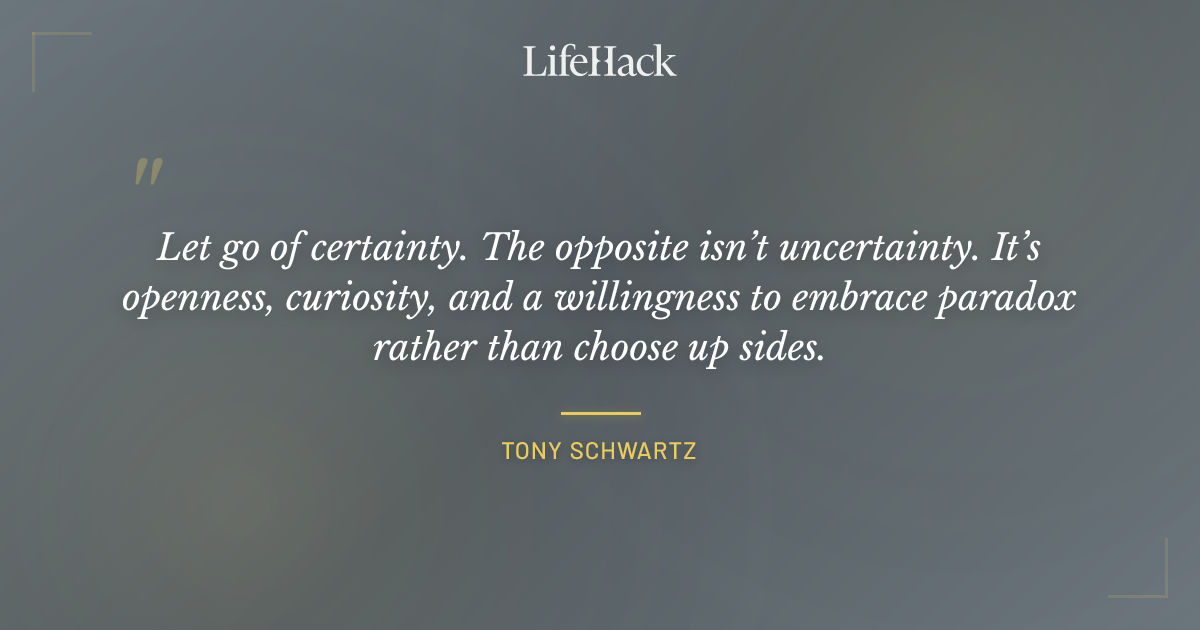 Quote by Tony Schwartz