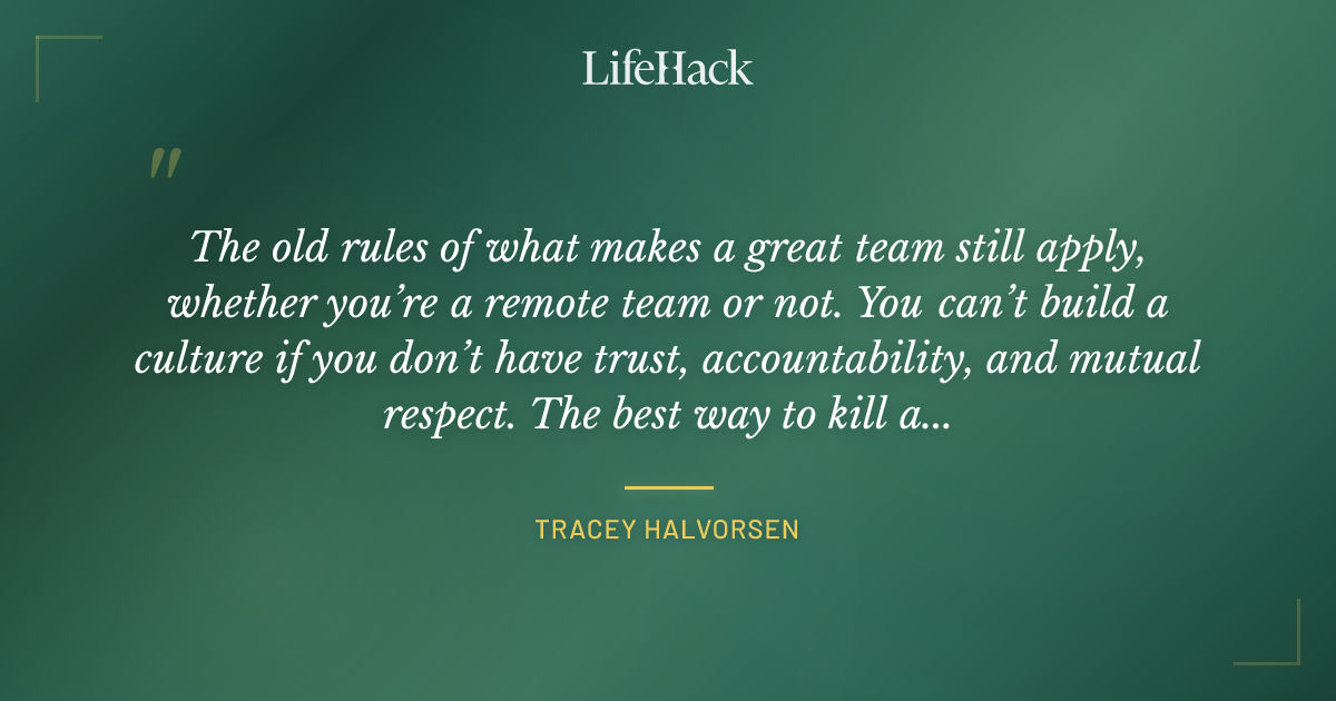 Quote by Tracey Halvorsen