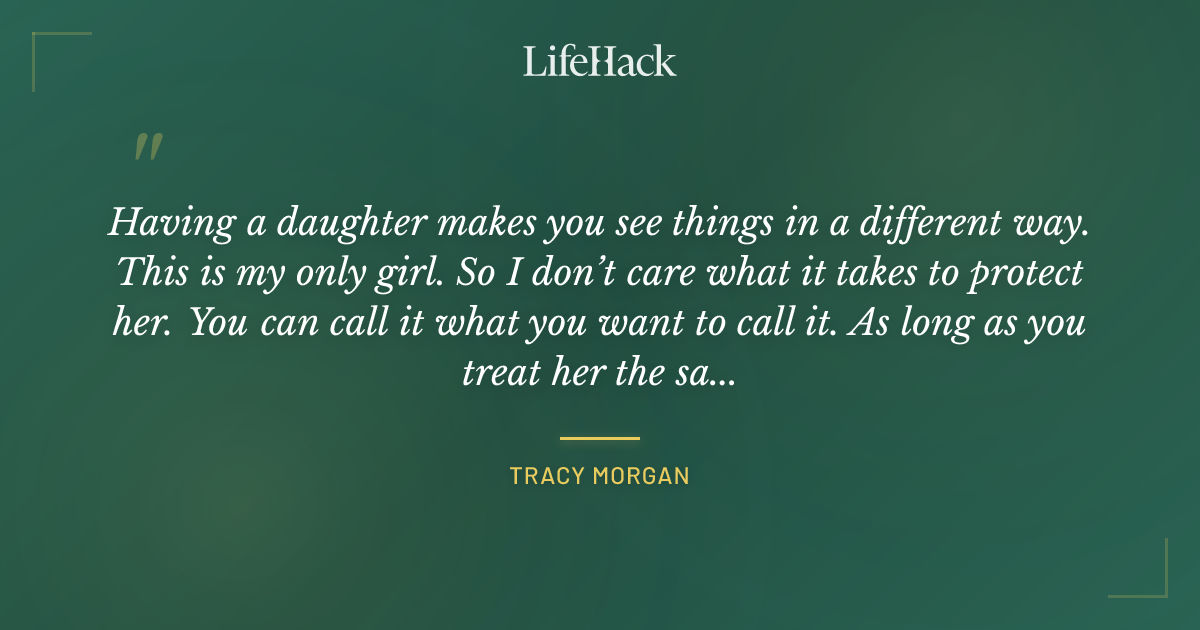 Quote by Tracy Morgan