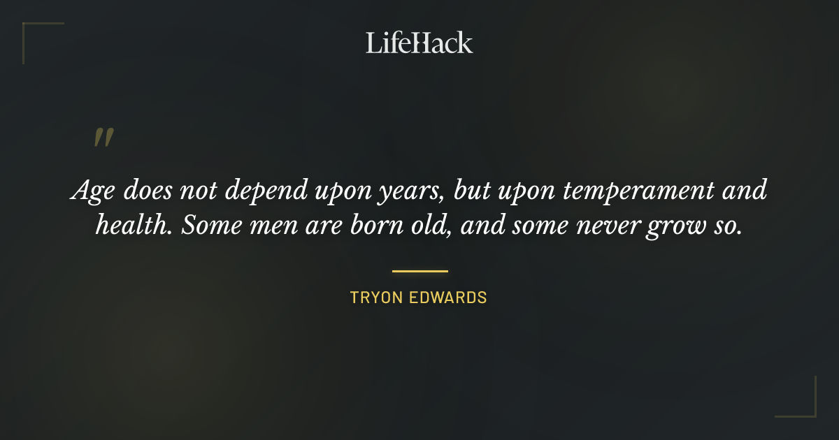 Quote by Tryon Edwards