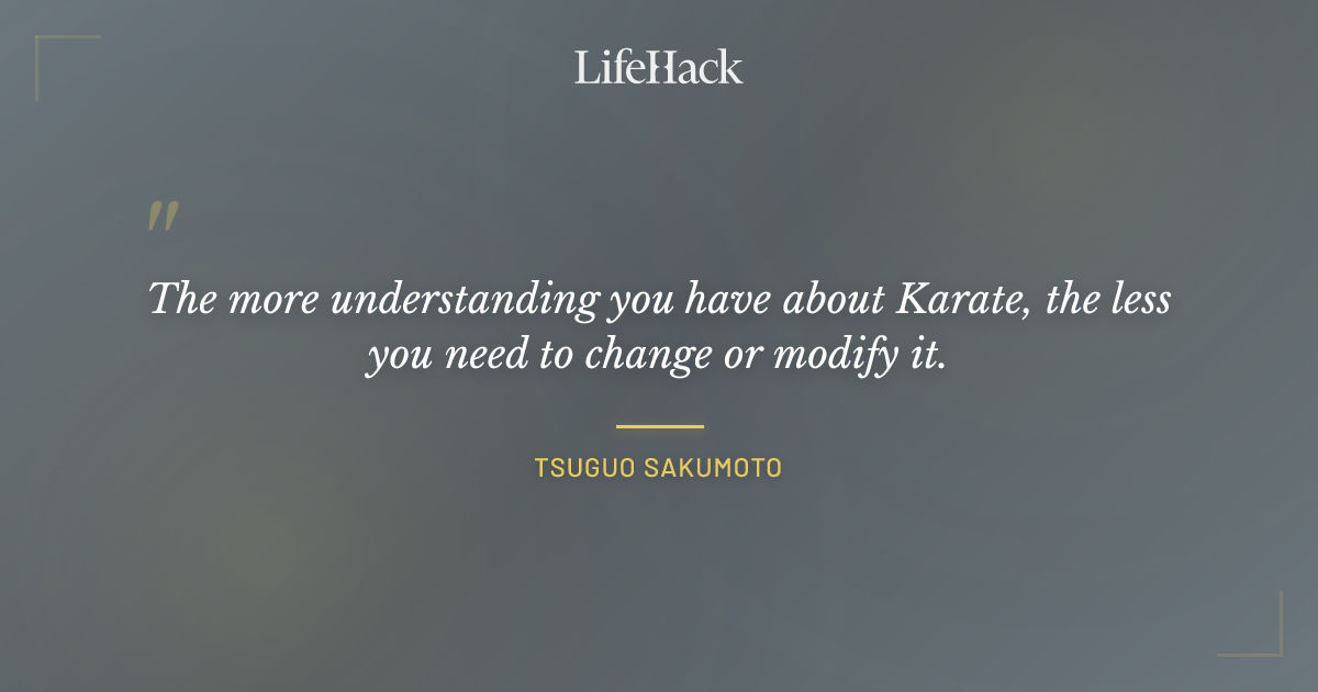 Quote by Tsuguo Sakumoto