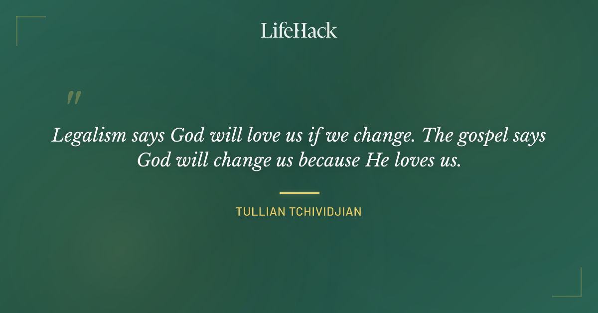 Quote by Tullian Tchividjian