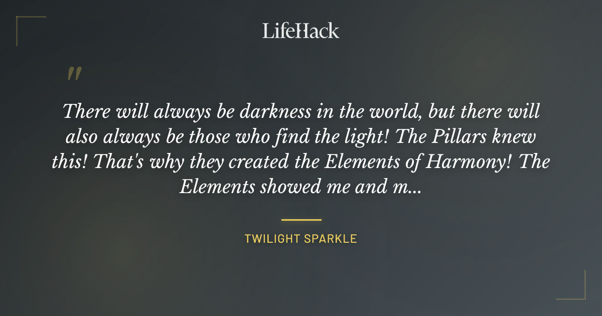 Quote by Twilight Sparkle