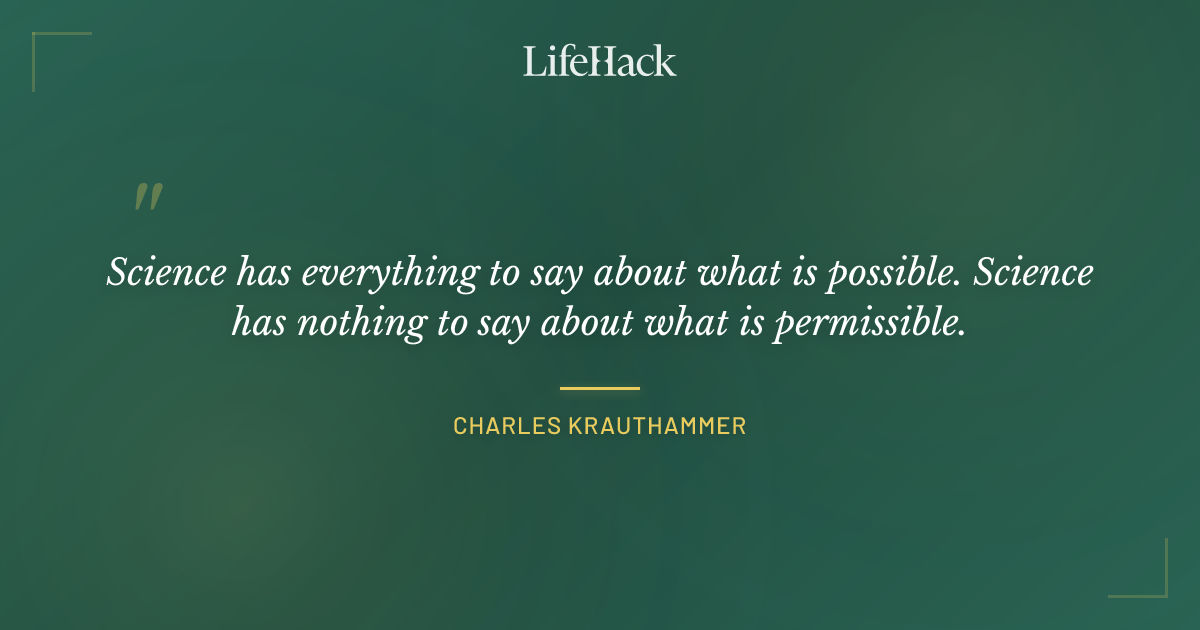 Quote by Charles Krauthammer