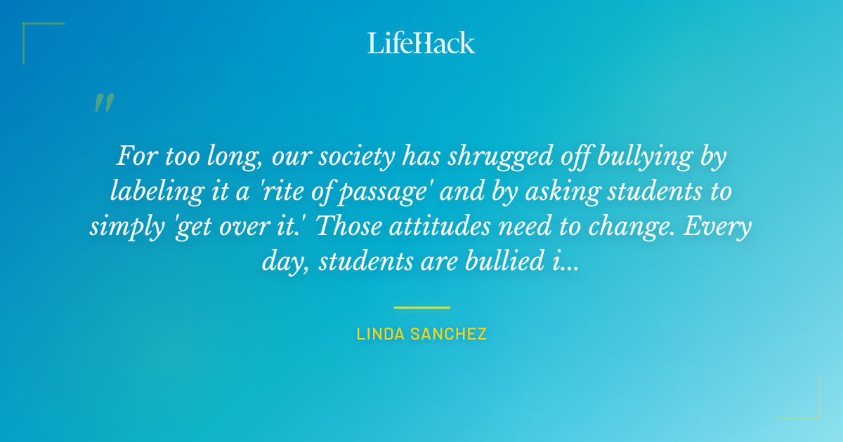 Quote by Linda Sanchez
