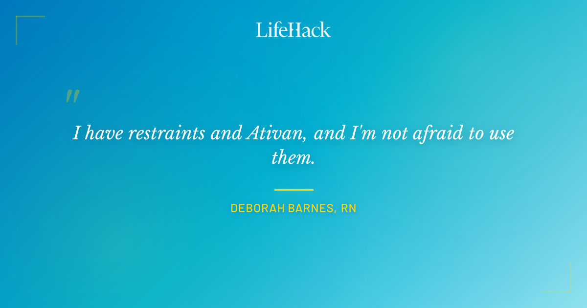 Quote by Deborah Barnes, RN