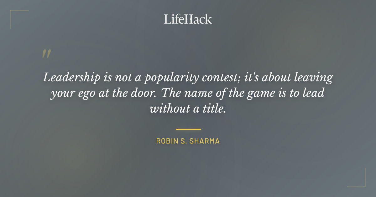 Quote by Robin S. Sharma