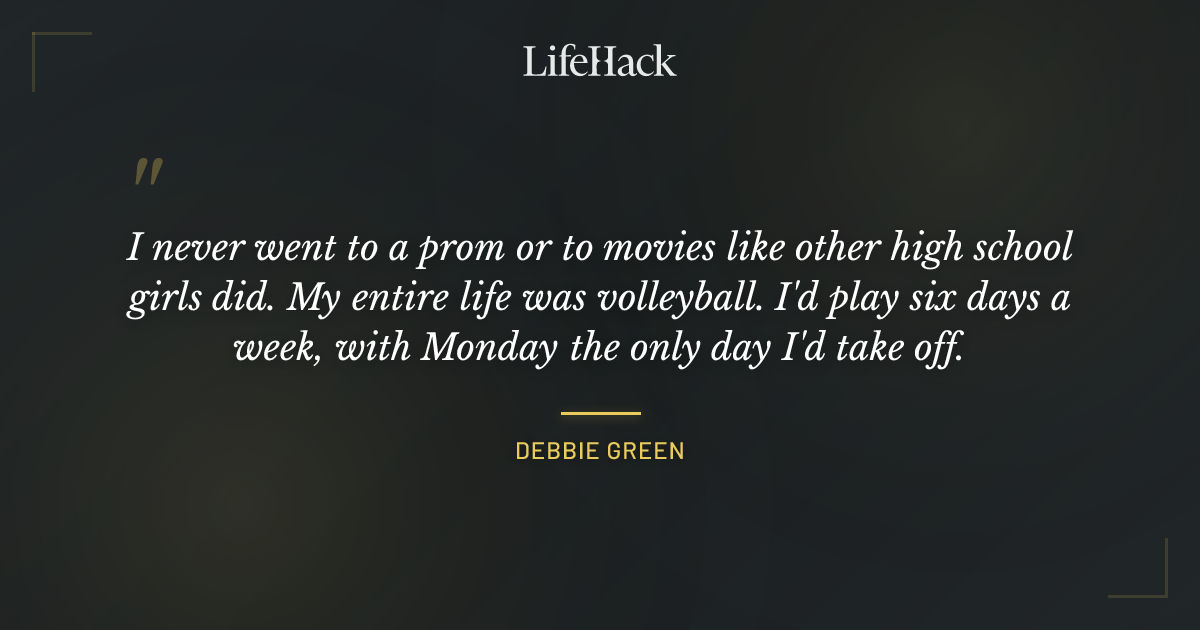Quote by Debbie Green