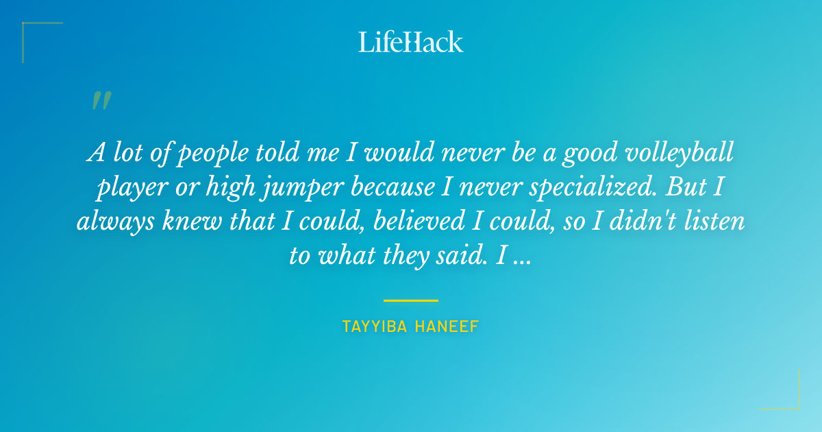 Quote by Tayyiba Haneef