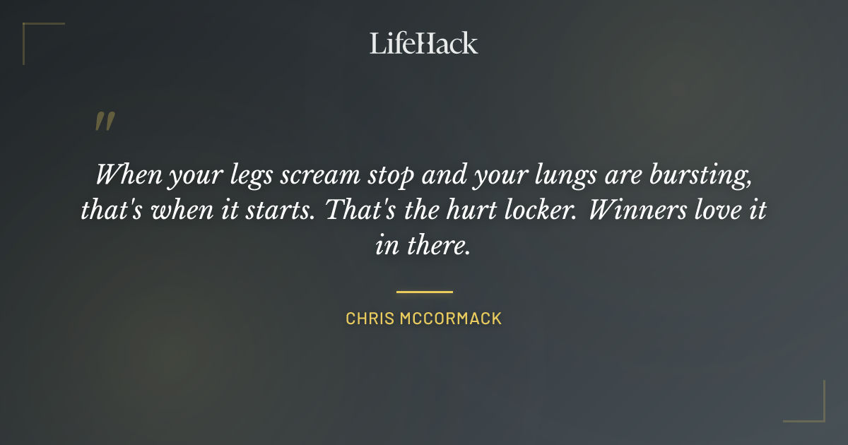 Quote by Chris McCormack