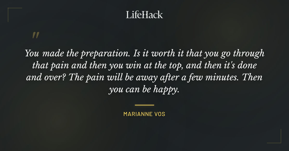 Quote by Marianne Vos