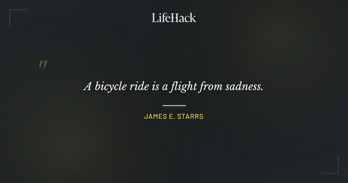 Quote by James E. Starrs