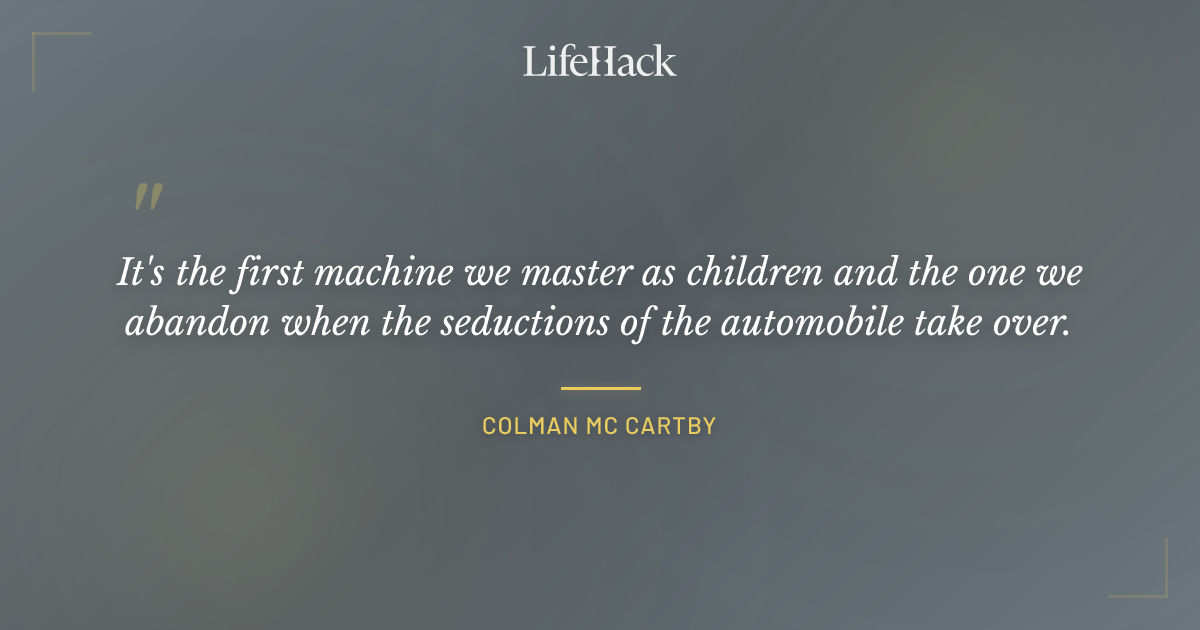 Quote by Colman Mc Cartby