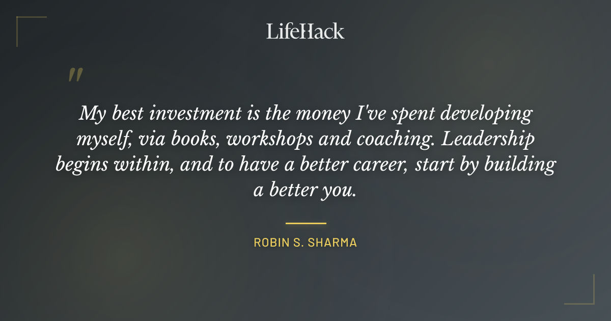 Quote by Robin S. Sharma