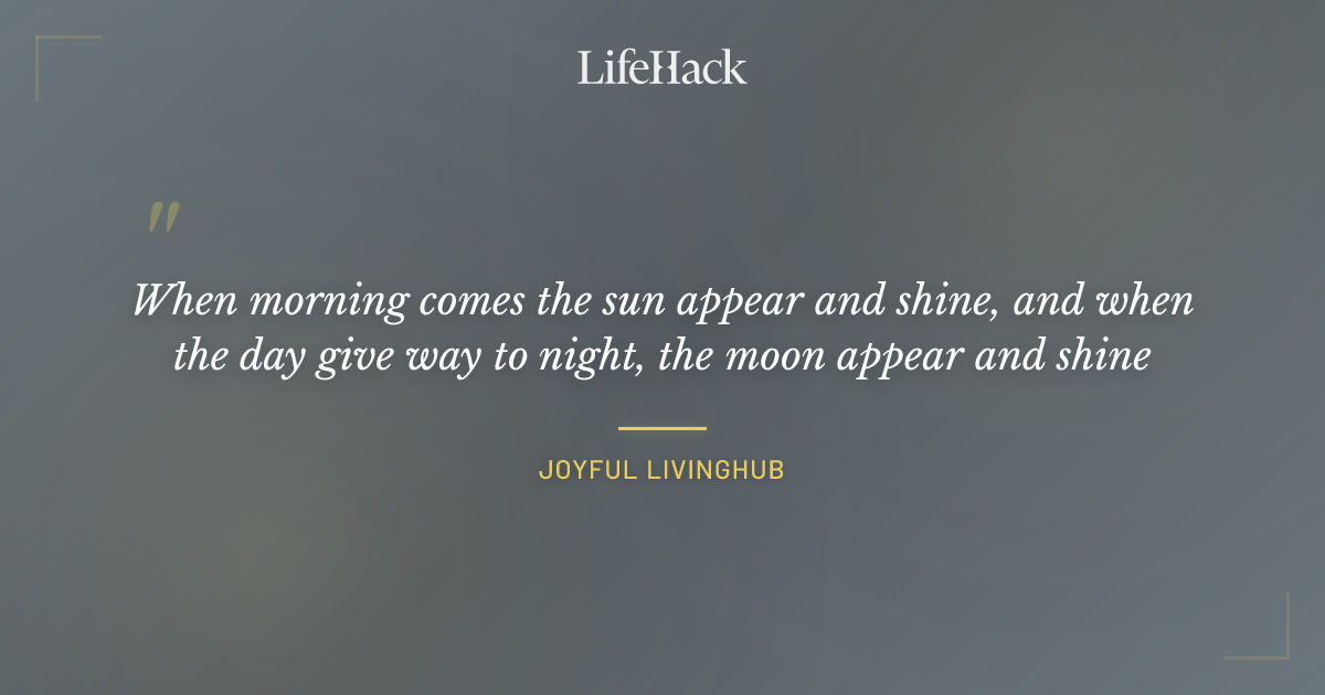 Quote by Joyful Livinghub