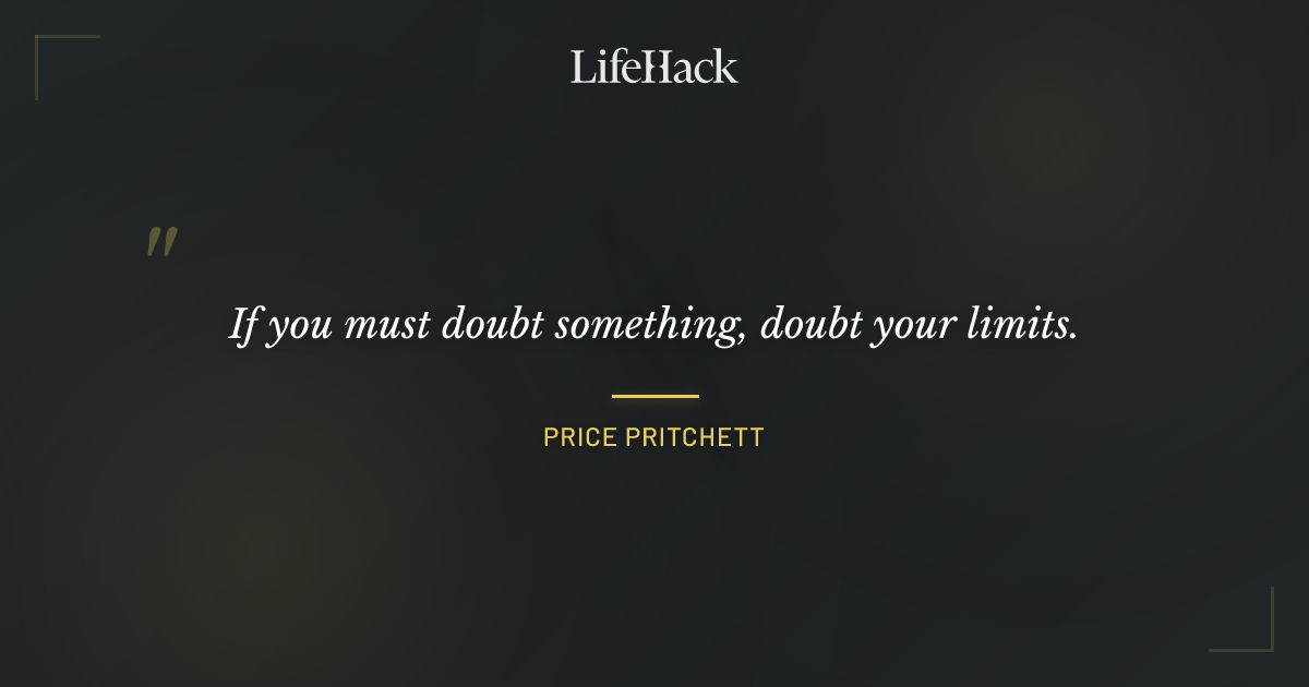 Quote by Price Pritchett
