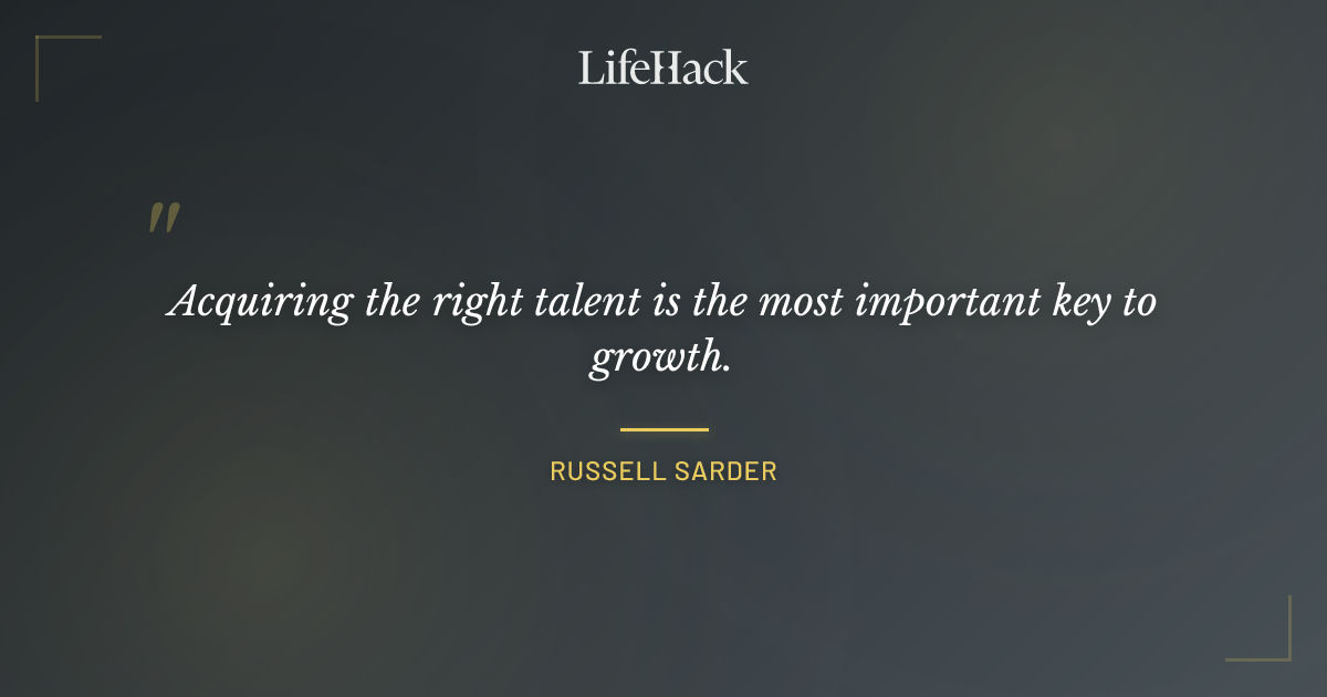 Quote by Russell Sarder